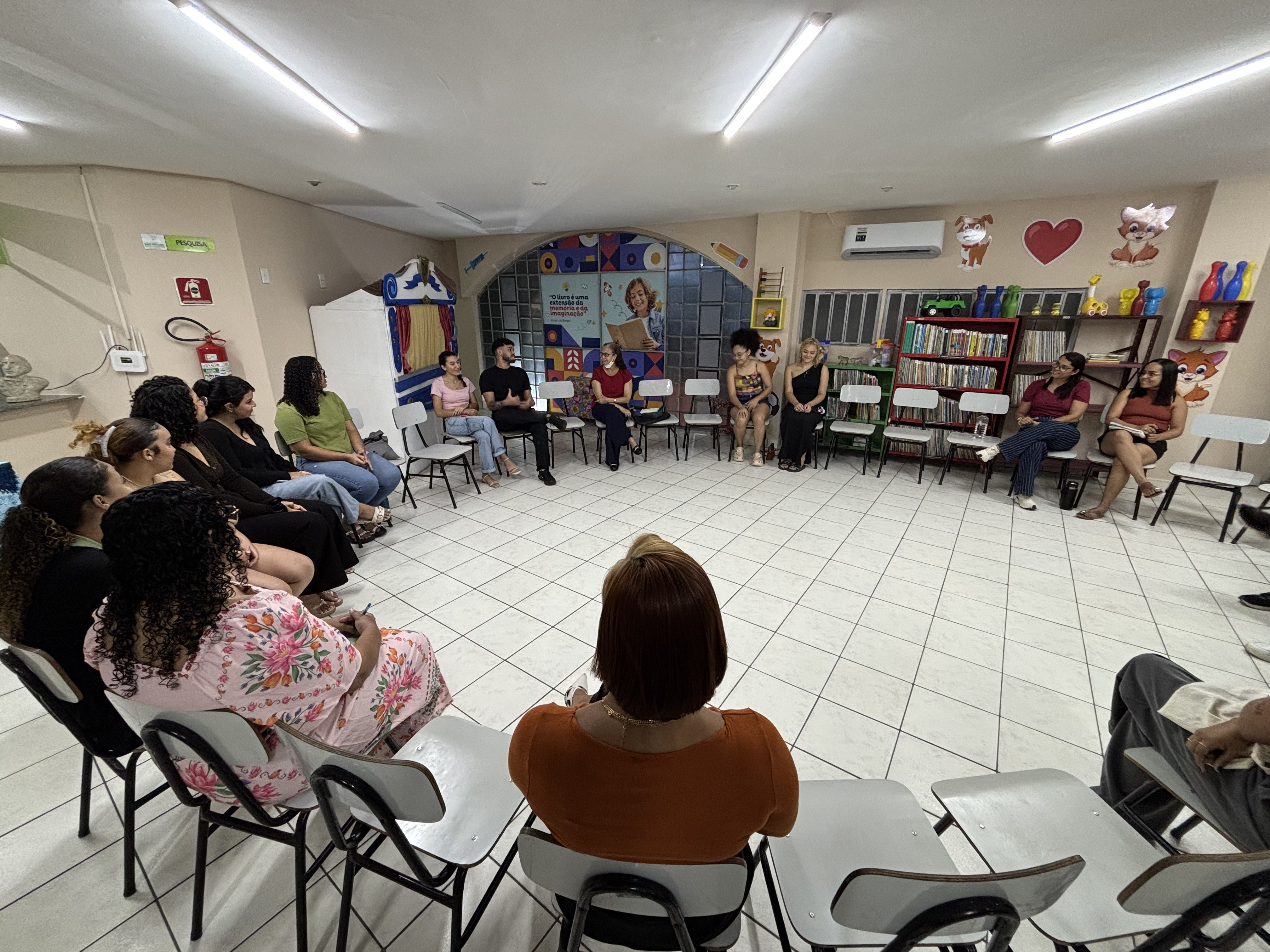 A Literatura Ganha Voz na Biblioteca Municipal