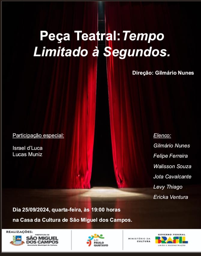 PEÇA TEATRAL- GILMÁRIO NUNES