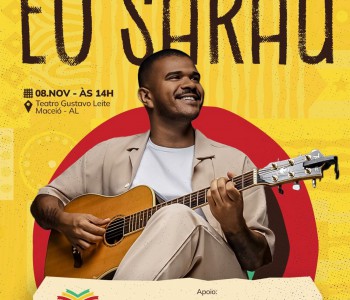 Lucas Cupertino leva “Eu Sarau” à Bienal do Livro de Alagoas e celebra a força da arte miguelense