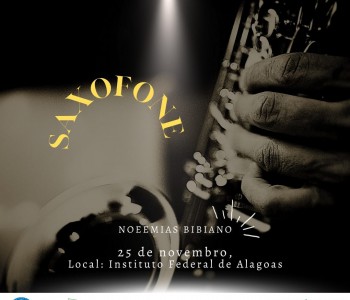 Neemias Bibiano - apresentação de saxofone.