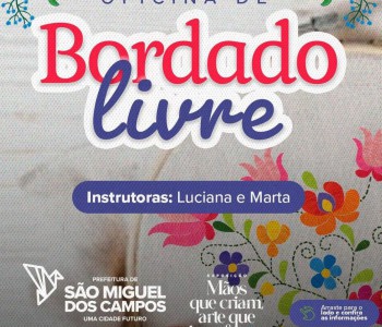 Oficina de Bordado Livre