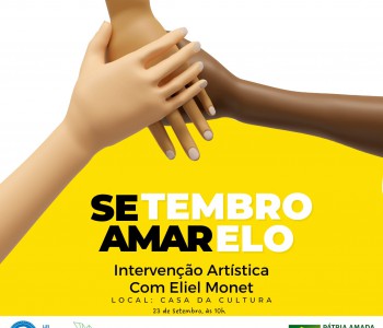  Intervenção artista com Eliel Monet 