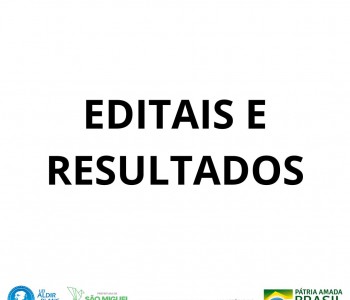 Editais e resultados 