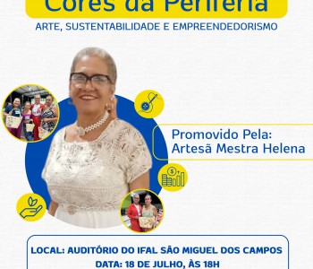 Realizado em conjunto com a Secretaria de Cultura Mestra Helena encerra oficina com desfile no Projeto Cores da Periferia