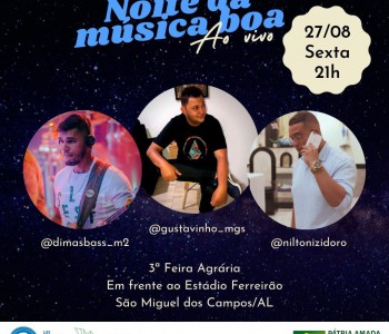 Show musical - Noite de música boa