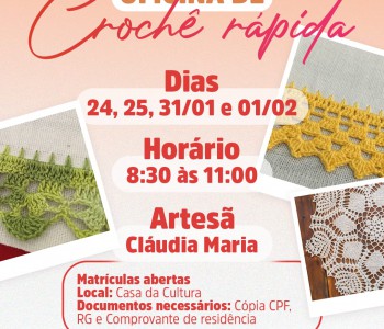 Oficina: Crochê