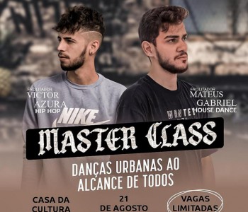 Master Class - Danças urbanas ao alcance de todos