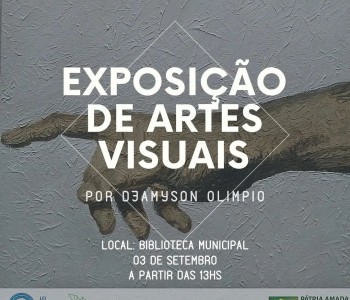 Exposição de artes visuais do artista