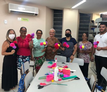Dezenas de miguelenses iniciaram os cursos de Crochê e Artesanato ofertados pela SECULT.
